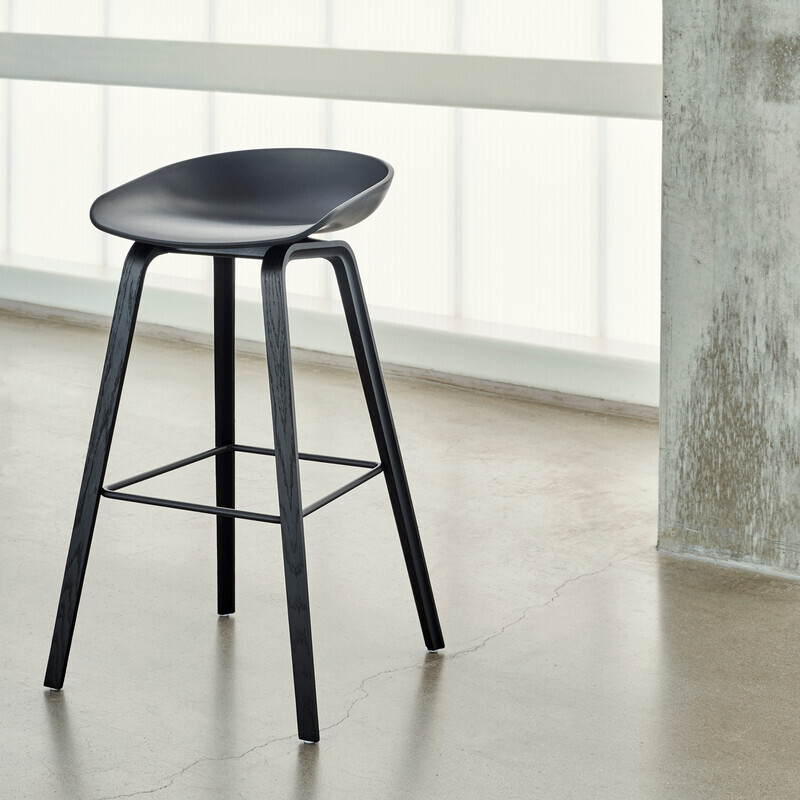 美品 HAY ヘイ ABOUT A STOOL H75 ブラック | www.innoveering.net